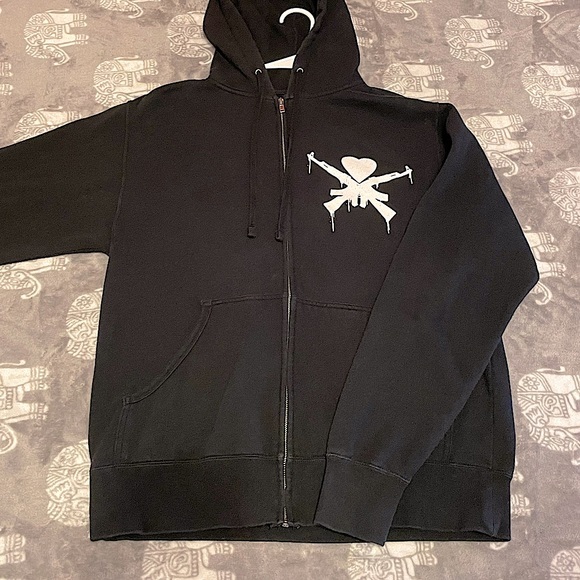 Man Overboard SMALL Zip Up Hoodie‎ Pop Punk - Picture 1 of 10